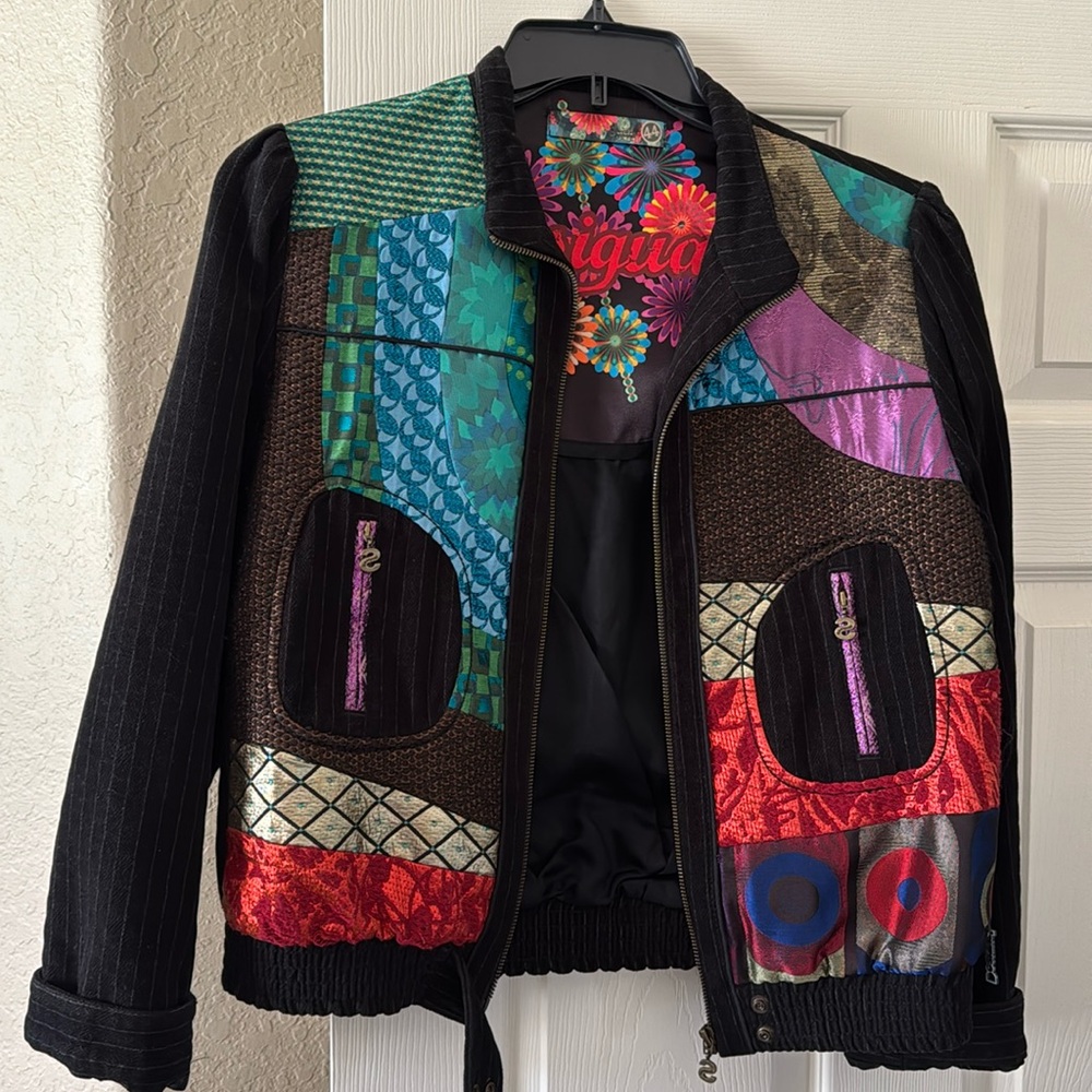 Vintage Desigual unique bomber jacket
